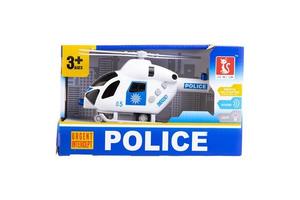 Warsaw, Poland- July 20, 2022- Toy helicopter in the package from the store. photo