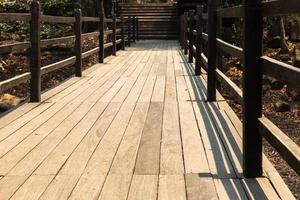 wooden old bridge photo