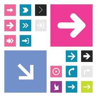 User Interface buttons design set vector