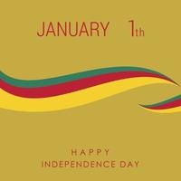 Camaroon Independence day design vector