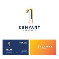 1 company logo design vector