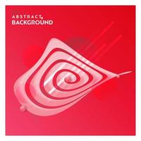 Abstract line background with red background vector