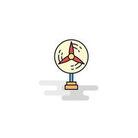 Flat Fan Icon Vector