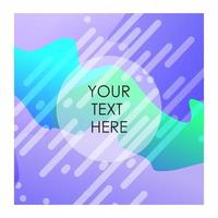 Colorful background with typography vector