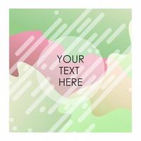 Colorful background with typography vector