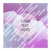 Colorful background with typography vector