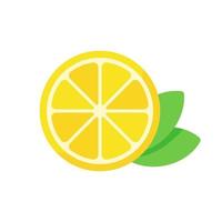 sour yellow lemon For cooking and lemon juice vector