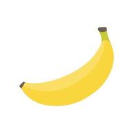 Banana vector. yellow fruit for vegetarian health vector