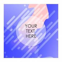 Colorful background with typography design vector