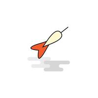 Flat Dart Icon Vector