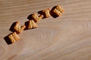 Health. Edible letters photo