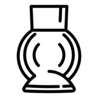 icono de perfume de colonia, estilo de contorno vector