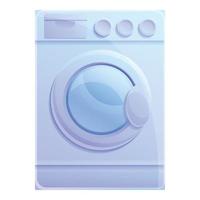 Drying machine icon, cartoon style vector