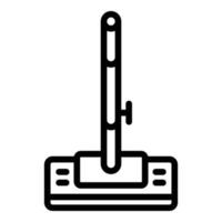 Kitchen mop icon, outline style vector