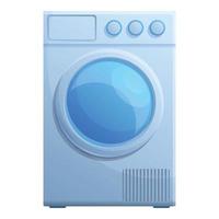 Home clothes dryer icon, cartoon style vector