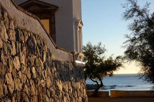 Coastal path on the Catalan Costa Brava in the town of S'agaro photo