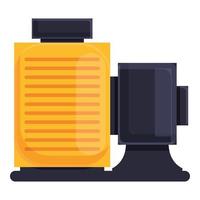 Water pump icon, cartoon style vector