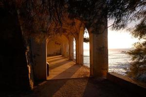 Camino de ronda, a road parallel to the Catalan Costa Brava, located on the Mediterranean Sea in the north of Catalonia, Spain. photo