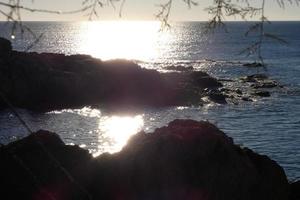 coastal path of the Costa Brava in the area of S'agaro photo