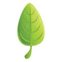 icono de salud de albahaca, estilo de dibujos animados vector