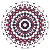 patrón de ornamento abstracto mandala png