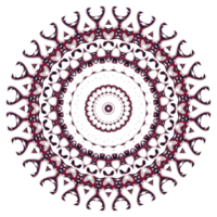 mandala de modèle d'ornement abstrait png