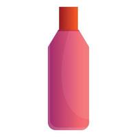 Conditioner bottle icon, cartoon style vector