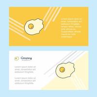 Fry egg abstract corporate business banner template horizontal advertising business banner vector