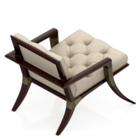 sillón isométrico aislado 3d render png