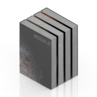 isometrico libri 3d rendere png