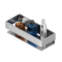 Isometric bathroom items 3D isolated render png