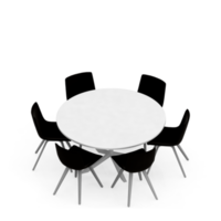 isometrische tafel reeks 3d geven png