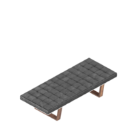 isometrische tafel reeks 3d geven png