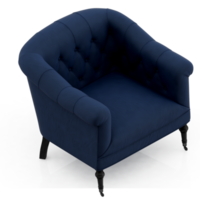 fauteuil isométrique rendu 3d isolé png