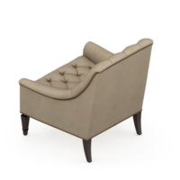 sillón isométrico aislado 3d render png