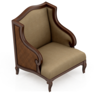 Isometric Armchair Isolated 3D render png