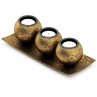 bougies isométriques rendu 3d png