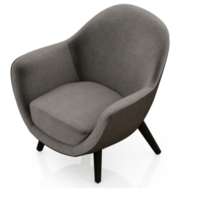 sillón isométrico aislado 3d render png