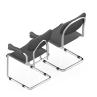 chaise isométrique rendu isolé 3d png