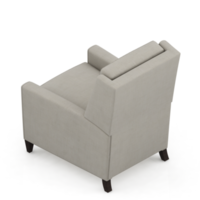 sillón isométrico aislado 3d render png