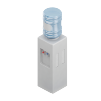 isometrische water dispenser 3d geven png