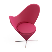 Isometric Chair 3D isolated rendering png