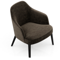 sillón isométrico aislado 3d render png