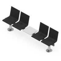 banc isométrique rendu 3d png