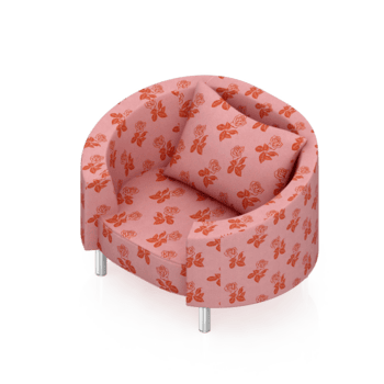 cadeira isométrica 3d renderização isolada png