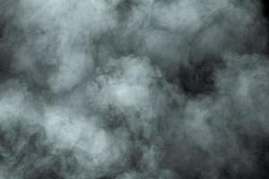 Abstract  powder or smoke isolated on black background photo