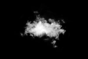 Textured Smoke,Abstract black,isolated on black background photo