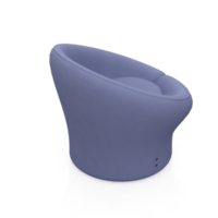 Isometric Chair 3D isolated rendering png