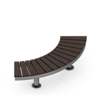 banc isométrique rendu 3d png