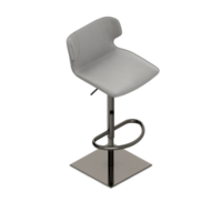 Isometric Chair 3D isolated rendering png